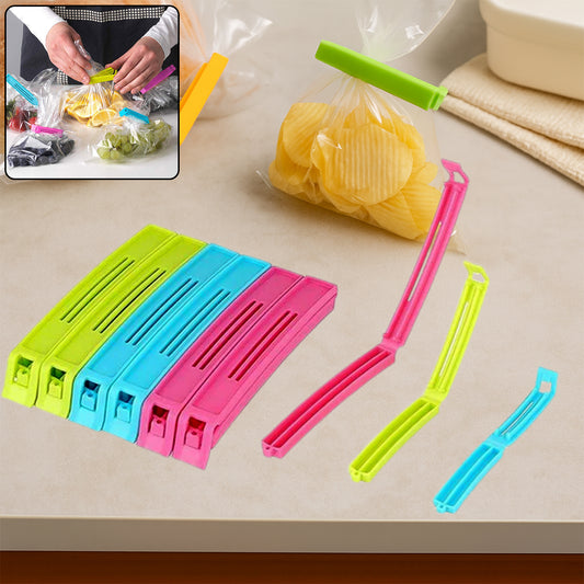 Plastic Snack Bag Clip Sealer Set (18 Pcs,...