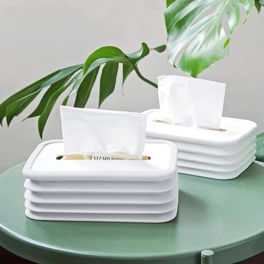 Simple Silicone Tissue Holder – Cube/Cylinder Tissue Box...