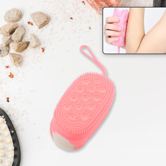 Super Soft Silicone Bath Brush – Double-Sided Body...