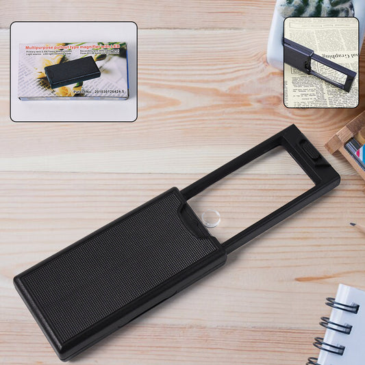 Multipurpose Extendable Magnifier with LED Magnifier (1 Pc)