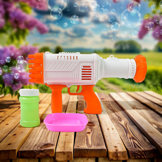 36 Holes Big Rechargeable Powerful Machine Bubble Gun...