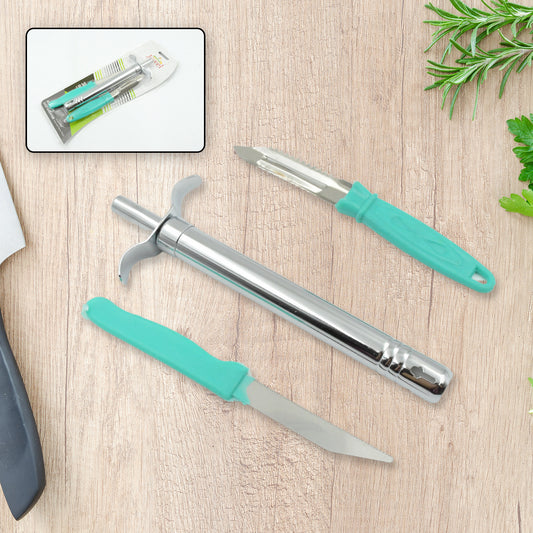3-in-1 Kitchen Combo: Lighter, Stainless Steel Knife &...