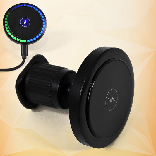 Magnetic Phone Mount Wireless Charger | Music Reactive...