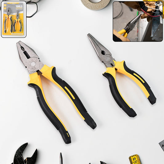 Long Nose Plier and Flat Mouth Plier Combo...