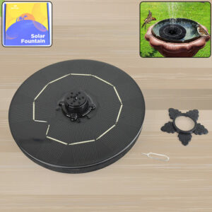 Fast Fountain by Pocket Hose - Solar-Powered -...