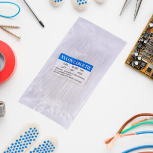 3.2x200 MM Nylon Self Locking Cable Ties, Heavy...