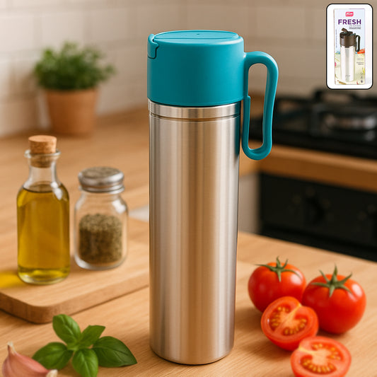 Supermom Stainless Steel Fresh Oil Pourer Bottle with...