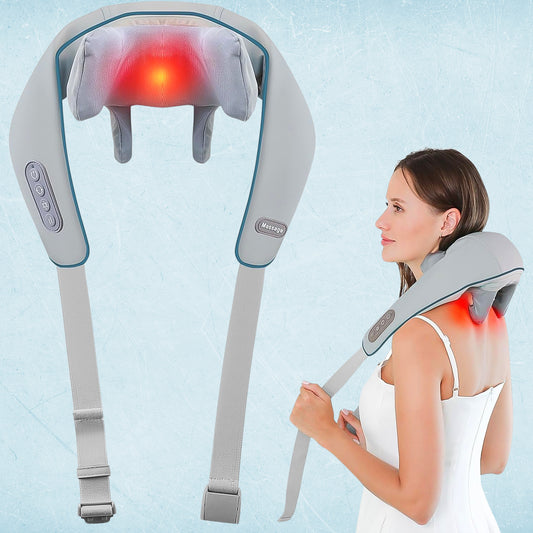 Neck & Shoulder Massagers with Heat, Electric Recharg...