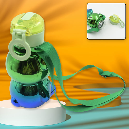 Cute Plastic Water Bottle with Strap & Stickers...