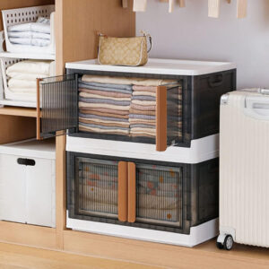 Plastic Folding Wardrobe Storage Organizer (1 Layer /...