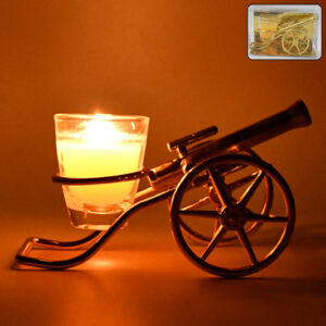 Top Cannon Tealight Holder / Candle Holder, Diwali...