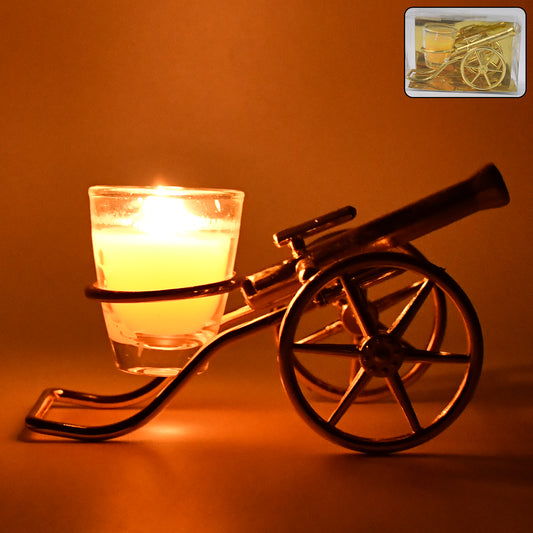 01_89aada49-28ab-4e6e-847d-5c68440ad5af.jpg Top Cannon Tealight Holder / Candle Holder, Diwali...
