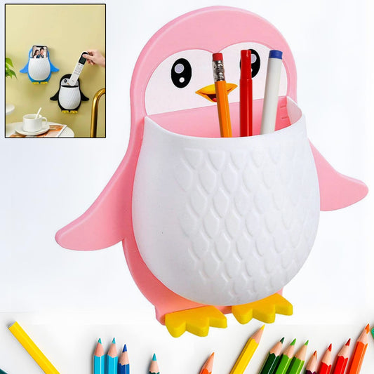 Penguin Storage Box, Adhesive Remote Case, Electric Tooth...