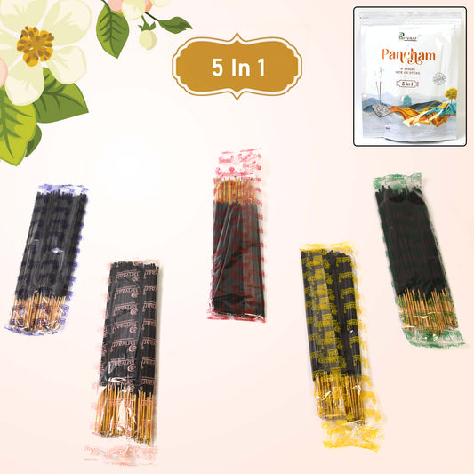 5in1 Pancham Premium Agarbatti / Incense Sticks (450...