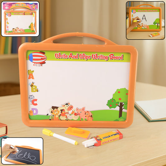 2-in-1 Double-Sided Write and Wipe Educational Drawing Bo...
