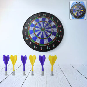 Magnetic Dart Board Game Set with 6 Soft-Tip...