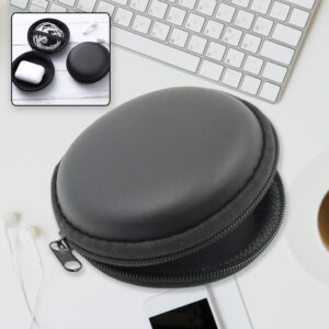 Cute Round Earphone Carrying Case - Multi-Use Pocket...
