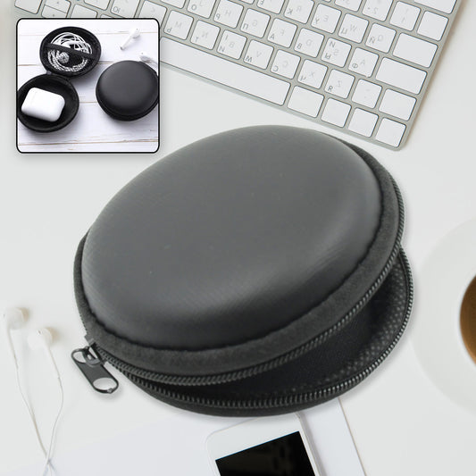 Cute Round Earphone Carrying Case - Multi-Use Pocket...