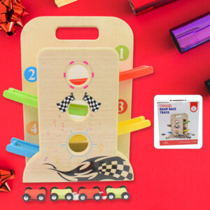 Wooden Ramp Racer Race Track Vehicle Play sets...