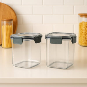 Apex Press N’ Lock Airtight Food Storage Container...