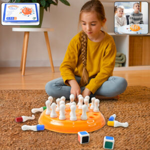 Plastic Brain Teaser Memory Chess Game (1 Set)