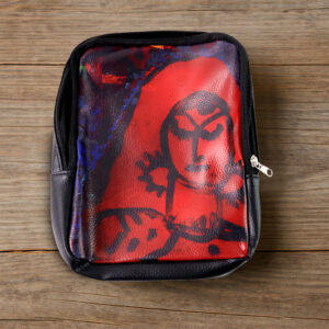 Handcrafted Multipurpose Zipper Pouch with Traditional Ar...