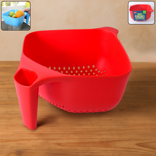 Apex Multi-Functional Plastic Strainer Bowl with Ergonomi...