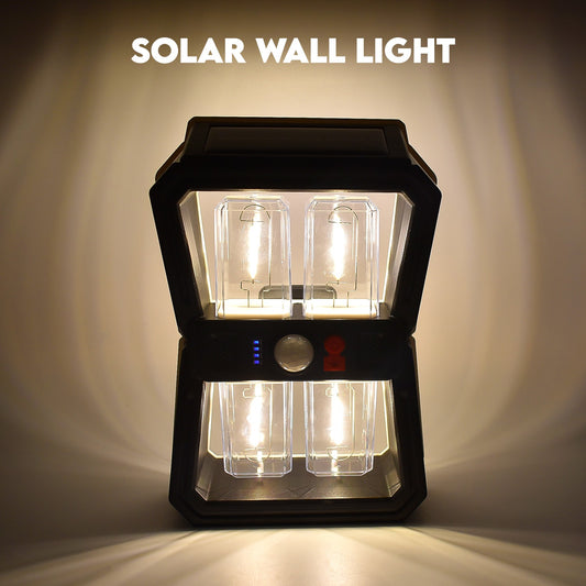 Solar Wall Lantern Light with 3 Modes &...