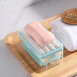 2-in-1 Portable Soap Dish & Dispenser – Multifunction...