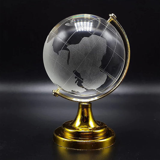 Crystal Globe / World Map 50 mm with...