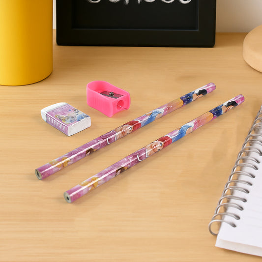 Fun & Functional! 5-in-1 Cartoon Pencil Set for...