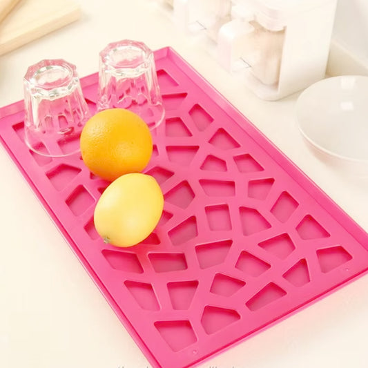 Plastic Kitchen Tray with Modern Hollow Design (40x25...