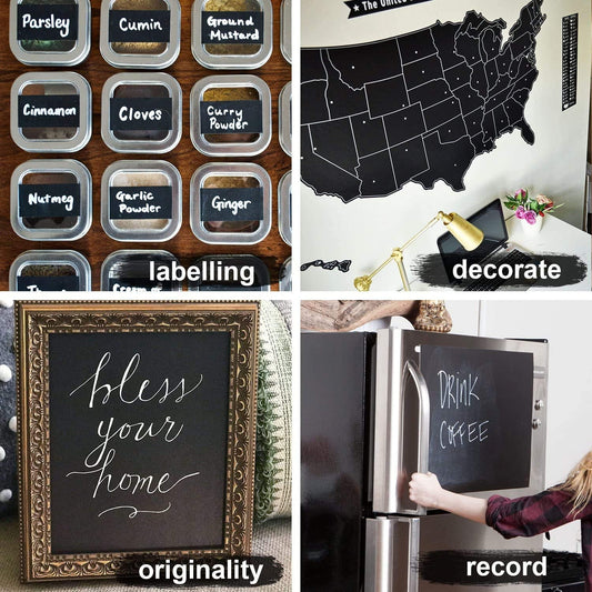 Blackboard Erasable Wall Sticker Chalkboard Sticker Remov...