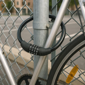Bike Lock Cable Resettable Cable Lock - Self...