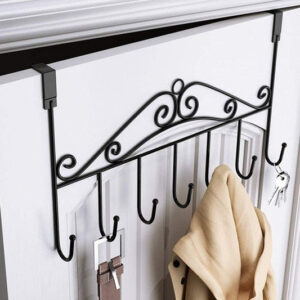 Over The Door Hanger Rack 7 Hooks Decorative...