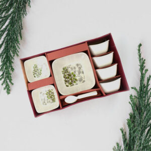 13 Pc Pudding Set used as a cutlery...