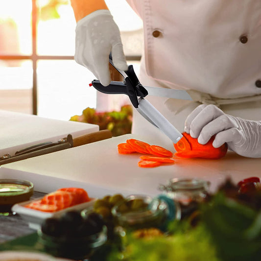 Clever Cutter 2 in 1 Food Chopper Slicer...