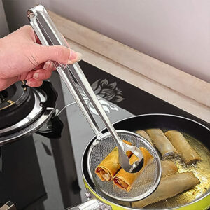 2In1 Stainless Steel Filter Spoon with Clip Food...