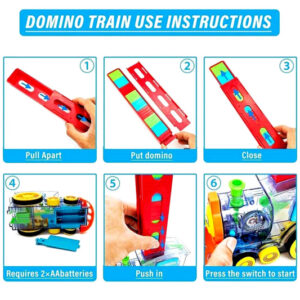 Transparent Funny Train Engine Block Set – 60-Piece...