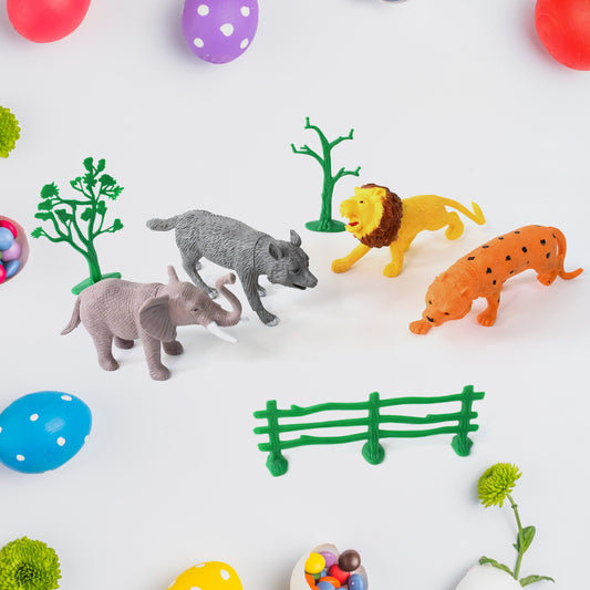 TTG Small Wild Animal Toy Set for Kids...