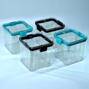 4Pc Square Container 700Ml Used For Storing Types...