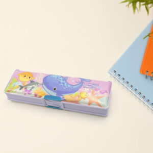 Multipurpose Cartoon Pencil Case – Double Deck Compass...