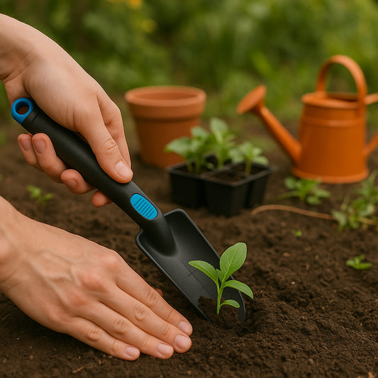 Plastic Heavy Duty Garden Hand Trowel with Measurement...