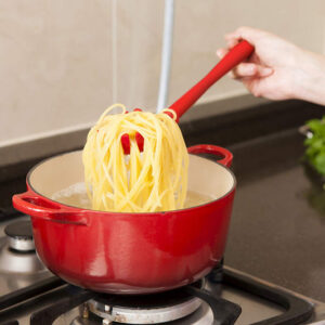 Pasta Fork Silicone Cookware Spaghetti Strainer Server Sp...