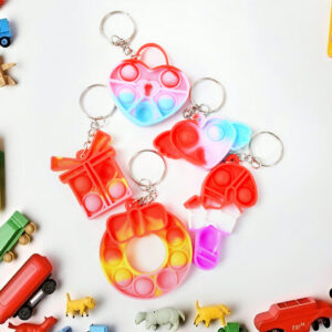 Compact Pop It Keychain – Fun Stress Relief...