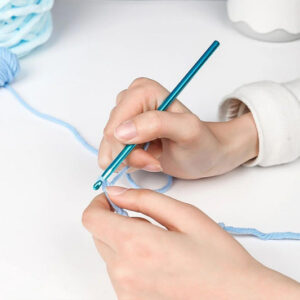 Aluminium Multicolor Knitting Needles, Crochet Kit (12 Pc...