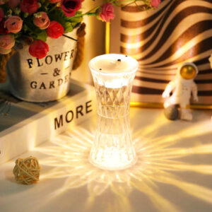 Crystal Table Lamp – Universal Soft Night Light...