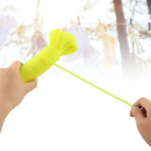 3m Heavy-Duty Laundry Drying Rope (1 Pc, Mixed...