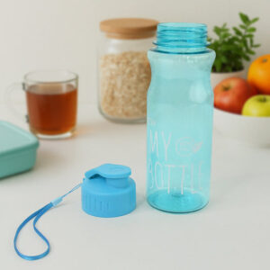 BPA-Free Plastic Sports Water Bottle (Approx. 400 ML...