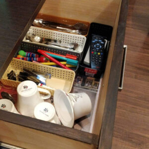 Plastic Multipurpose Desk Organizer Tray Office Drawer Di...